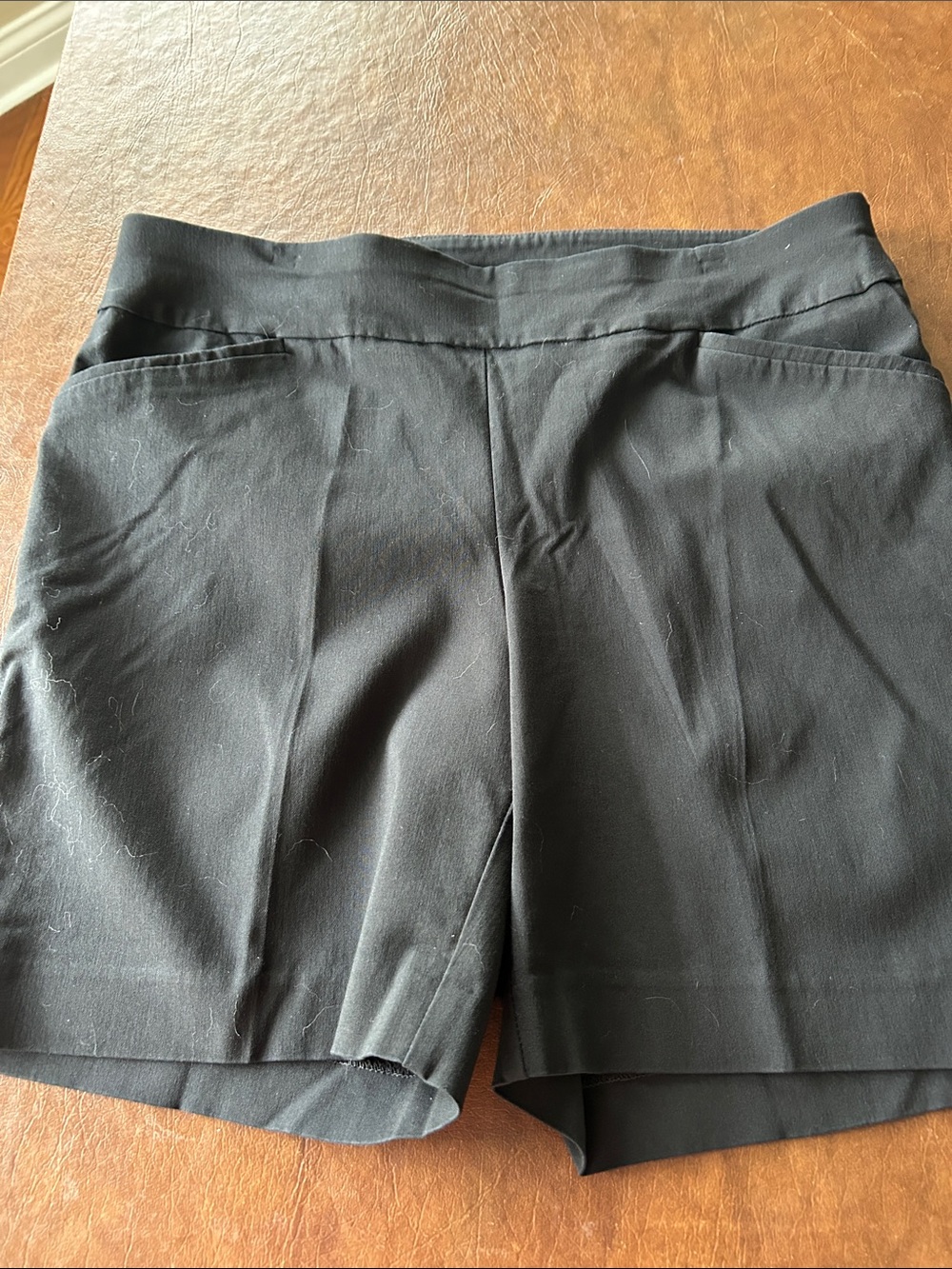 Chico's High-Waist Black Tailored Shorts